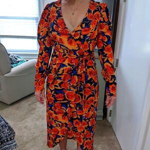 Never fully dressed wrap dress